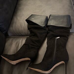 Jessica Simpson Ladee Over-The-Knee Slouch Boots Size: 7.5 Color: Black